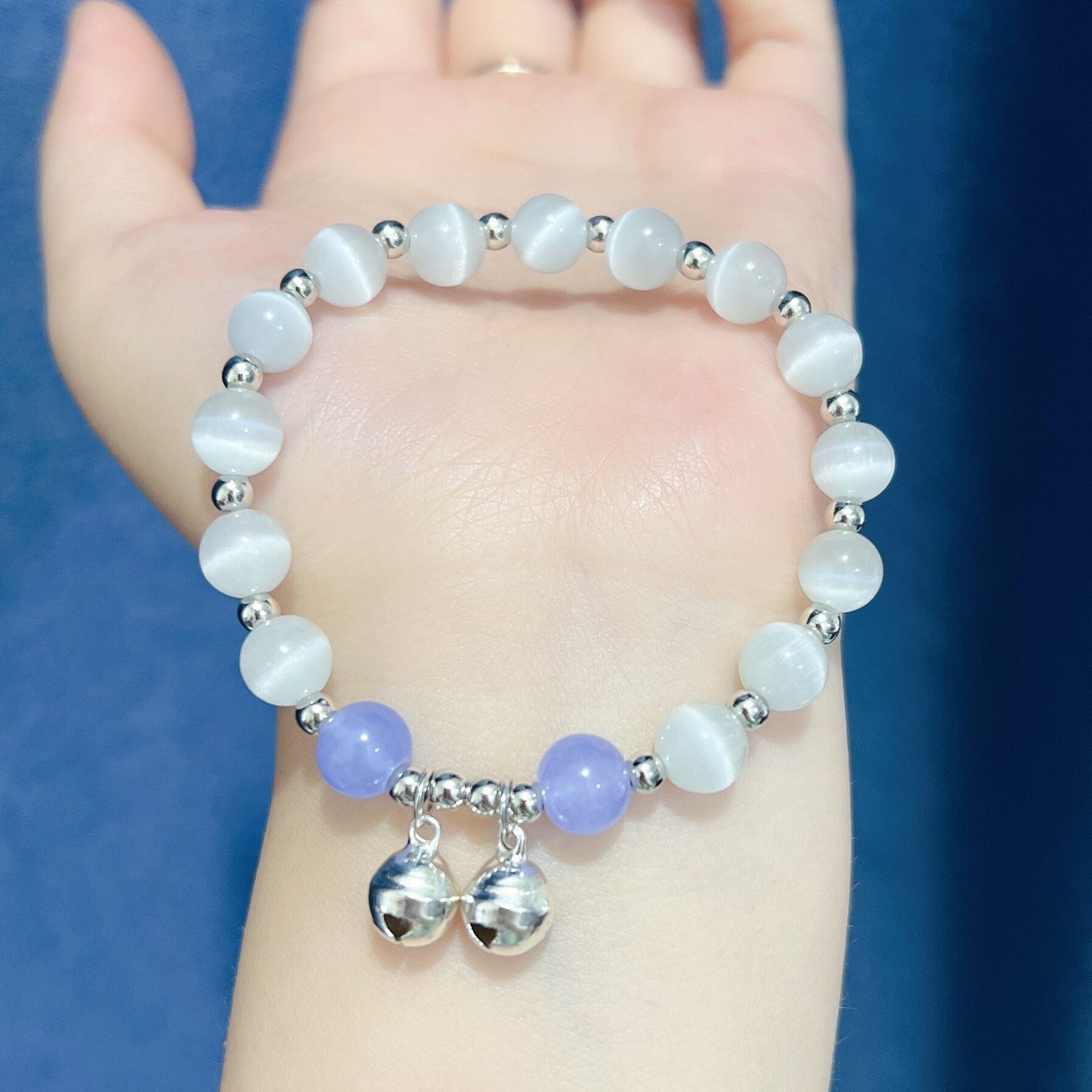 Enhance Your Style with our Women’s Opal Bell Natural Crystal Bracelet | A Stunning Statement Piece!